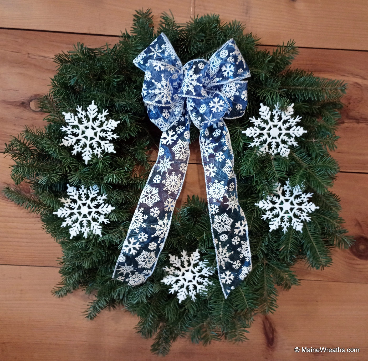 Maine Snowflake Wreath