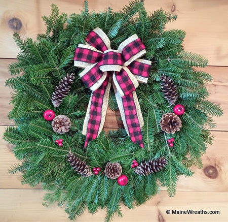 WHITE PINE CLASSIC WREATH