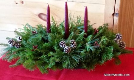 THREE CANDLE DELUXE CENTERPIECE